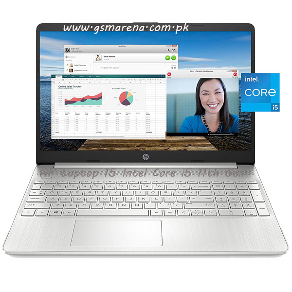 HP Laptop 15 Intel Core i5 11th Gen, 8 GB RAM, 512 GB SSD Storage, Full HD IPS Display, Windows 10 Home